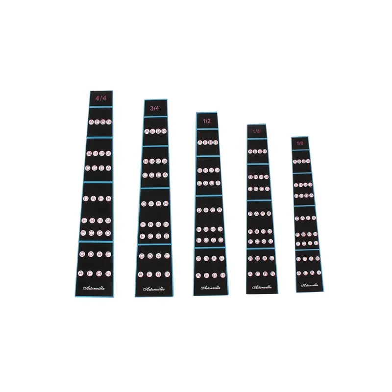 4/4 Violin Paper Fingerboard Sticker Fretboard Note Label Fingering Chart Practice Beginner Violin Parts Accessories violin fretboard stickers