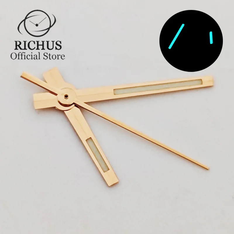 Richus himmelblau orange lila silbrig hände grün leuchtend fit nh35 nh36 eta2824 2836 miyota 8205 8215 821a dg2813 pt5000 movem – Detail 7