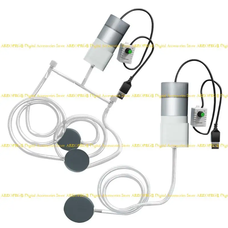 E21E USB 수족관 공기 펌프 에너지 절약 산소 펌프 수족관의 조절 속도