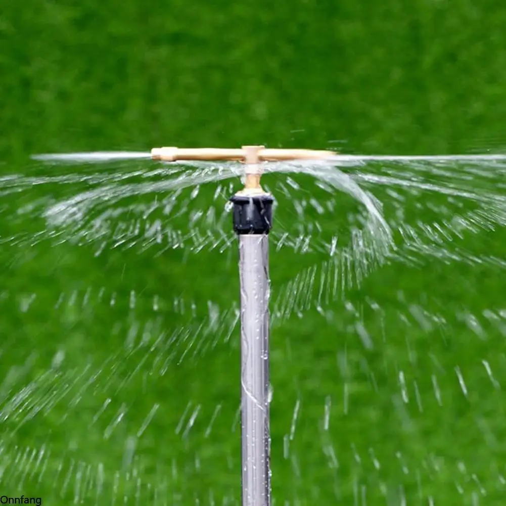 2/3/4 Arm Automatic Rotary Sprayer 360 Degree Rotation Brass Lawn Irrigation Sprinkler Heads Garden Accessories Watering Nozzle garden sprinkler irrigation sprinklers garden irrigation nozzle drip irrigation sprinklers