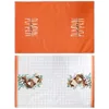 4-pack autumn pumpkin napkins, 40 * 60cm flat and stain resistant, suitable for dining and kitchen use 3