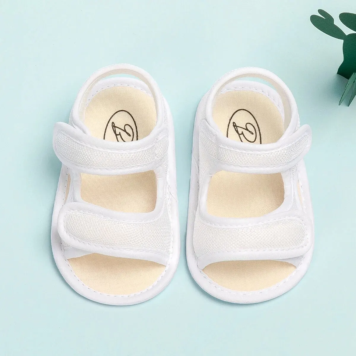 Meckior Summer Baby Flats Canvas Garden Sandals Toddler Sandal Flower Soft Cotton-Padded Anti-Slip Crib Shoes First Walker kids shoes kids sandals baby sandals sandals and clogs