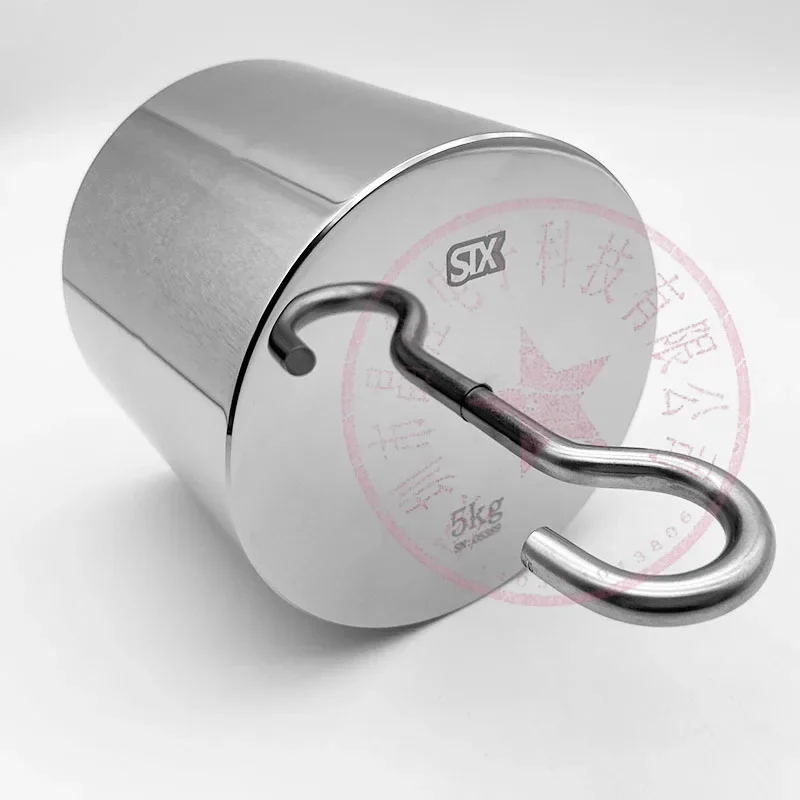 M1 Double Hook Weight Standard Counterweight Newton Stainless Steel Tensile Test With Hook Weight
