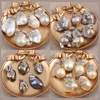 1PC Natural Pearl Pendant Irregular Natural Baroque Pearl Pendant Charm for Making DIY Jewelry Necklace Accessories 30x20mm 1