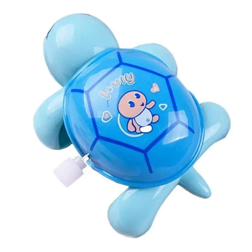 1 Pcs Cartoon Animal Clockwork Tortoise Baby Turtles Toys Infant Crawling Wind UpToy Educational Kids Cla