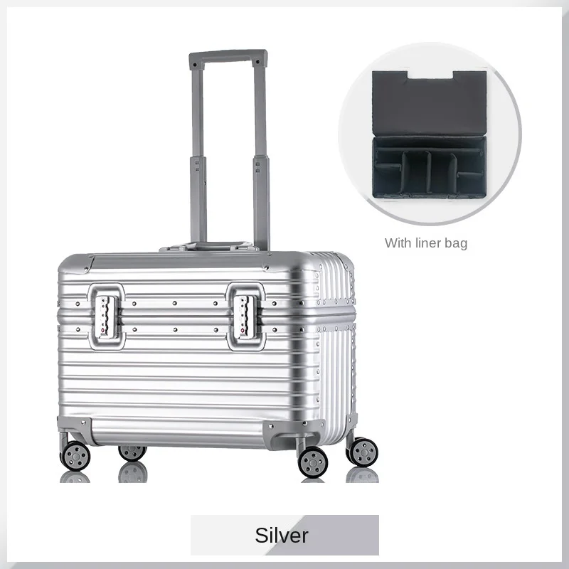 Silver with liner