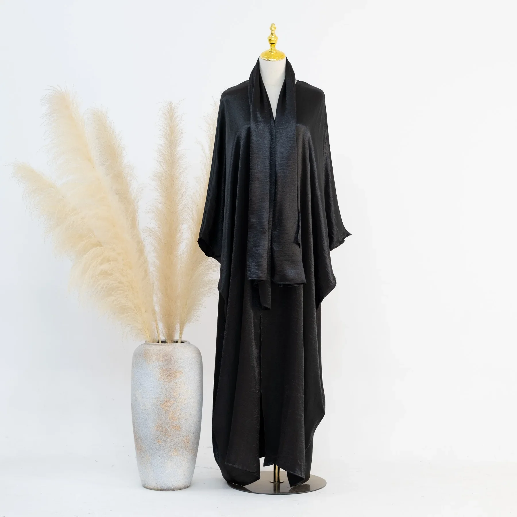 Black Scarf Abaya