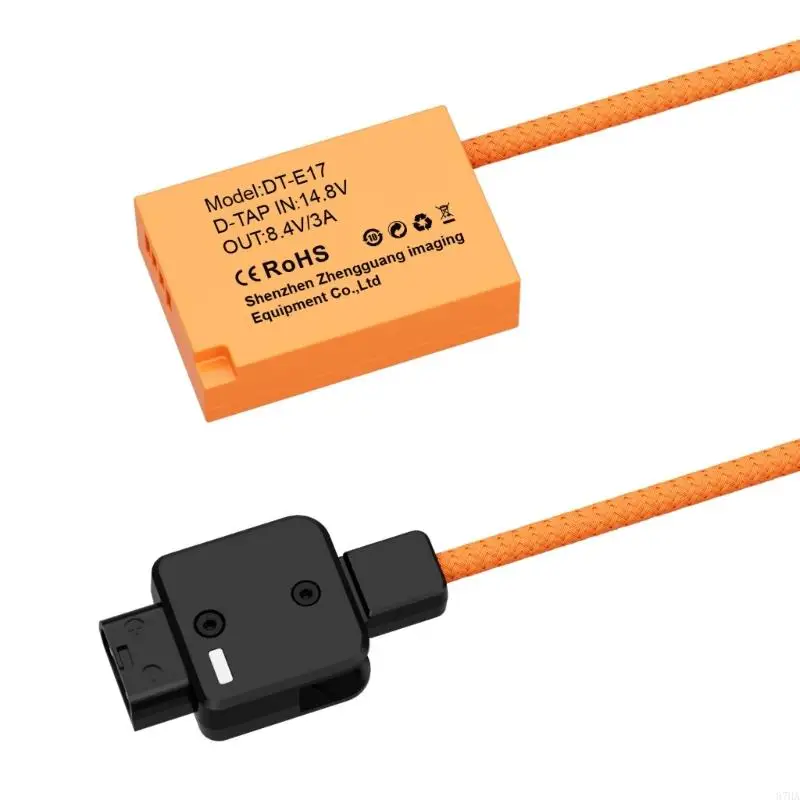 D-TAP Connection to LPE17 Battery Continuous Power Supply for R10 RP T6s T6i T7i X8i SL2 800D 9000D