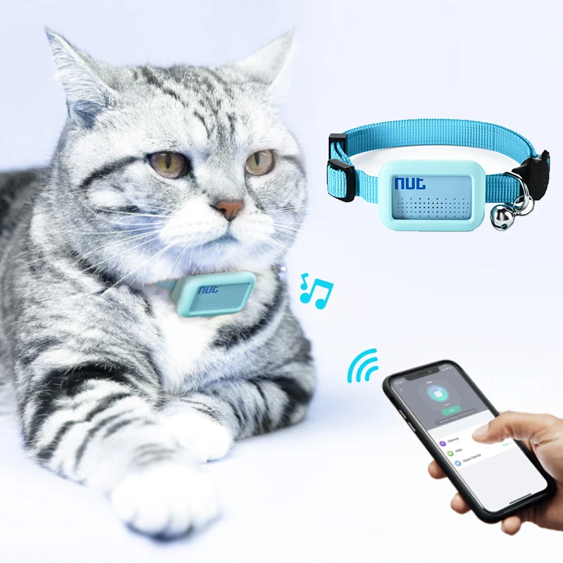Smart Dog Collar Pet Gps Locator Bluetooth Collar Puppy Small Animals Cat Smart Tracker Outdoors