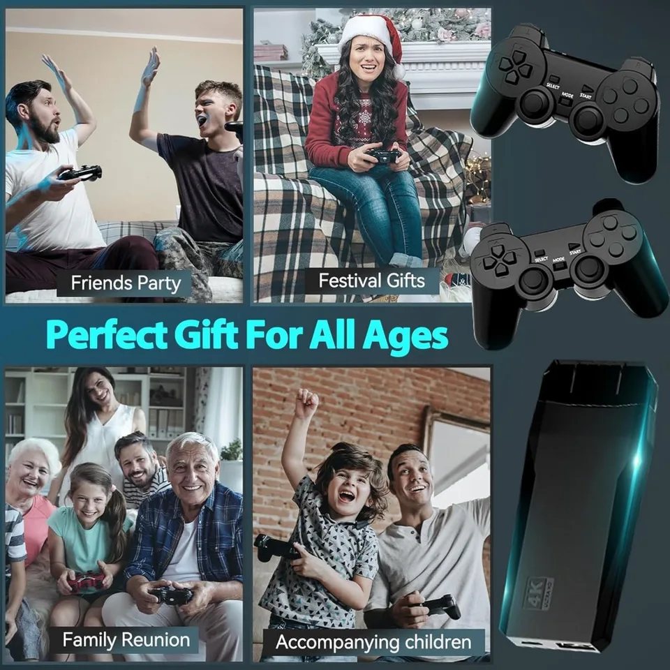 Clé De Console De Jeu Rétro Sans Fil, Plus De 20 000 Classiques