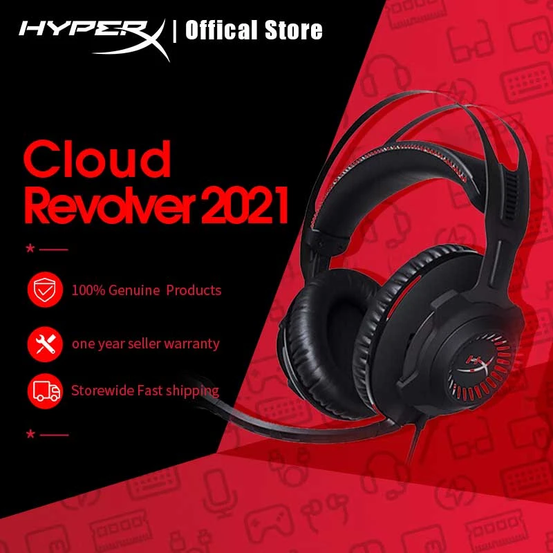 Original HyperX Cloud Revolver 2021 Gaming Headset Dolby 7.1 Surround