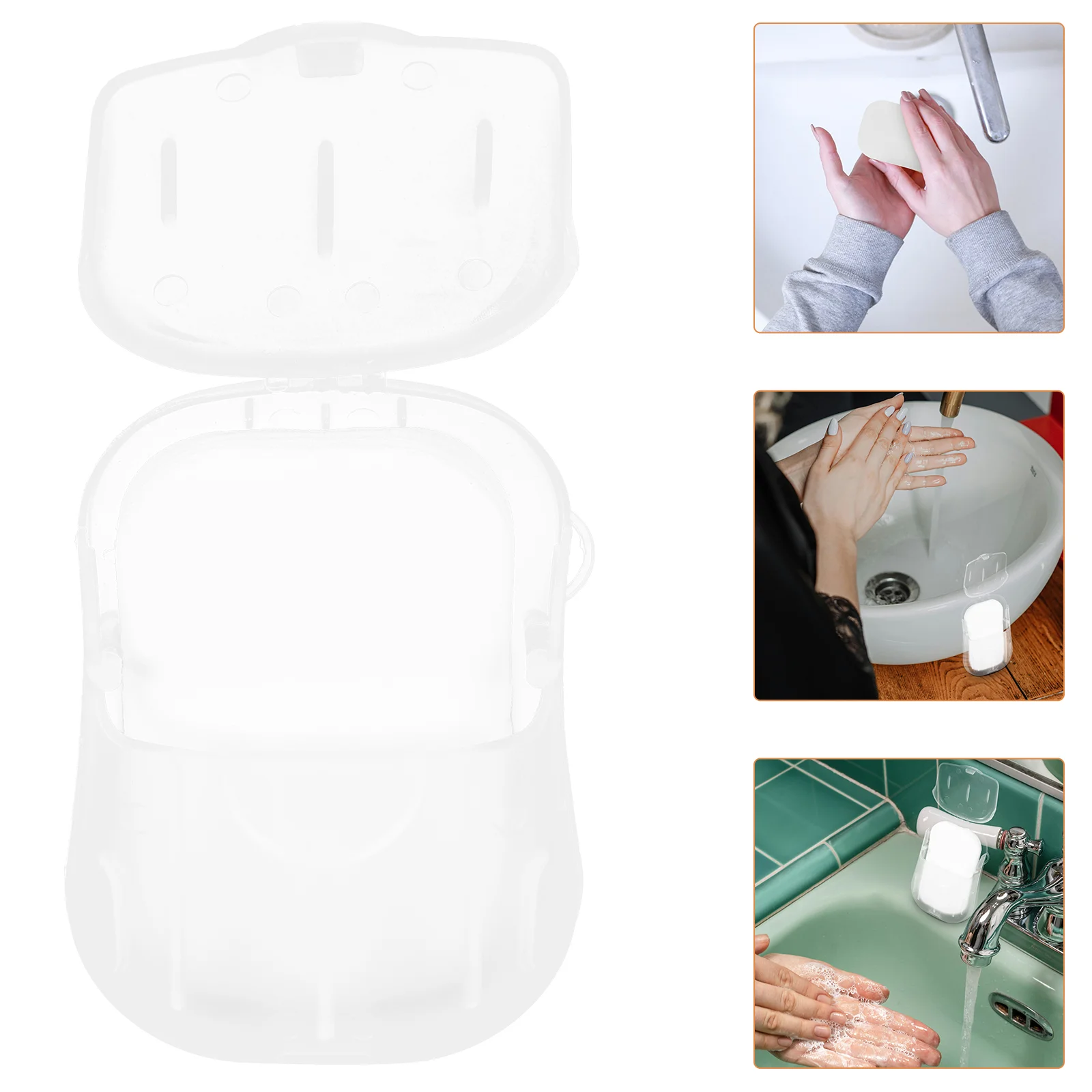 

20 Boxes Portable Travel Soap Small Slice Hand Wash Slices Camping Washing White Child