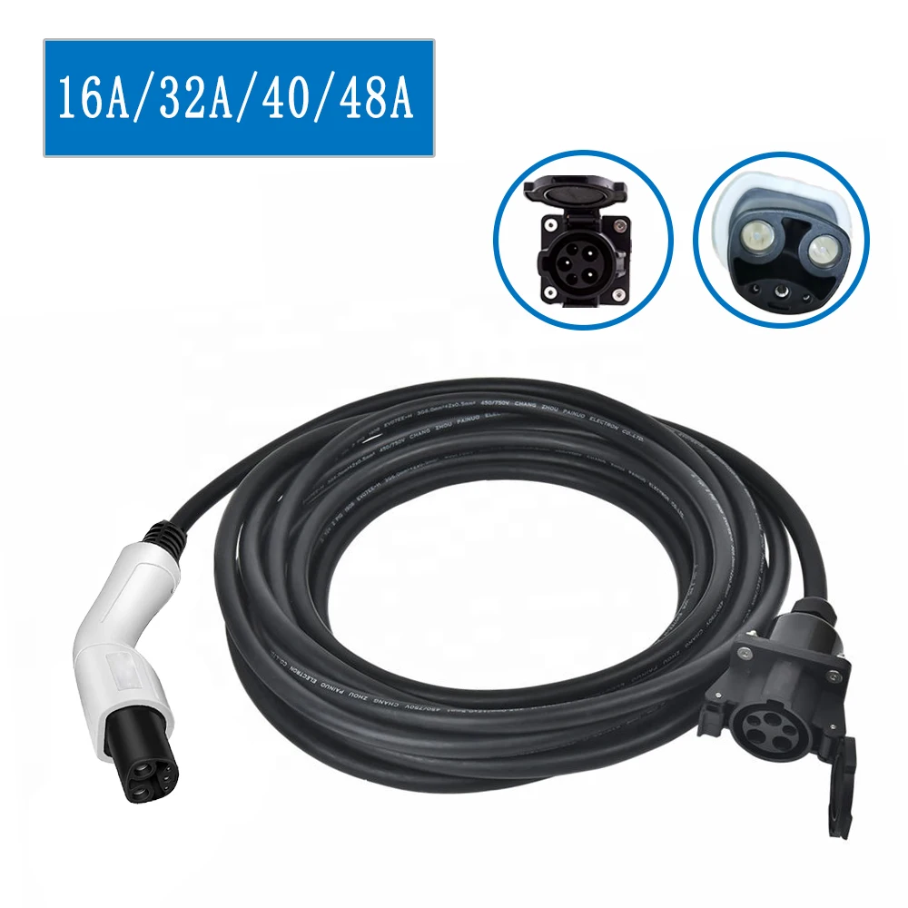 三菱 充電ケーブル YAZAKI J1772 タイプ1 約5メートル 三菱 充電