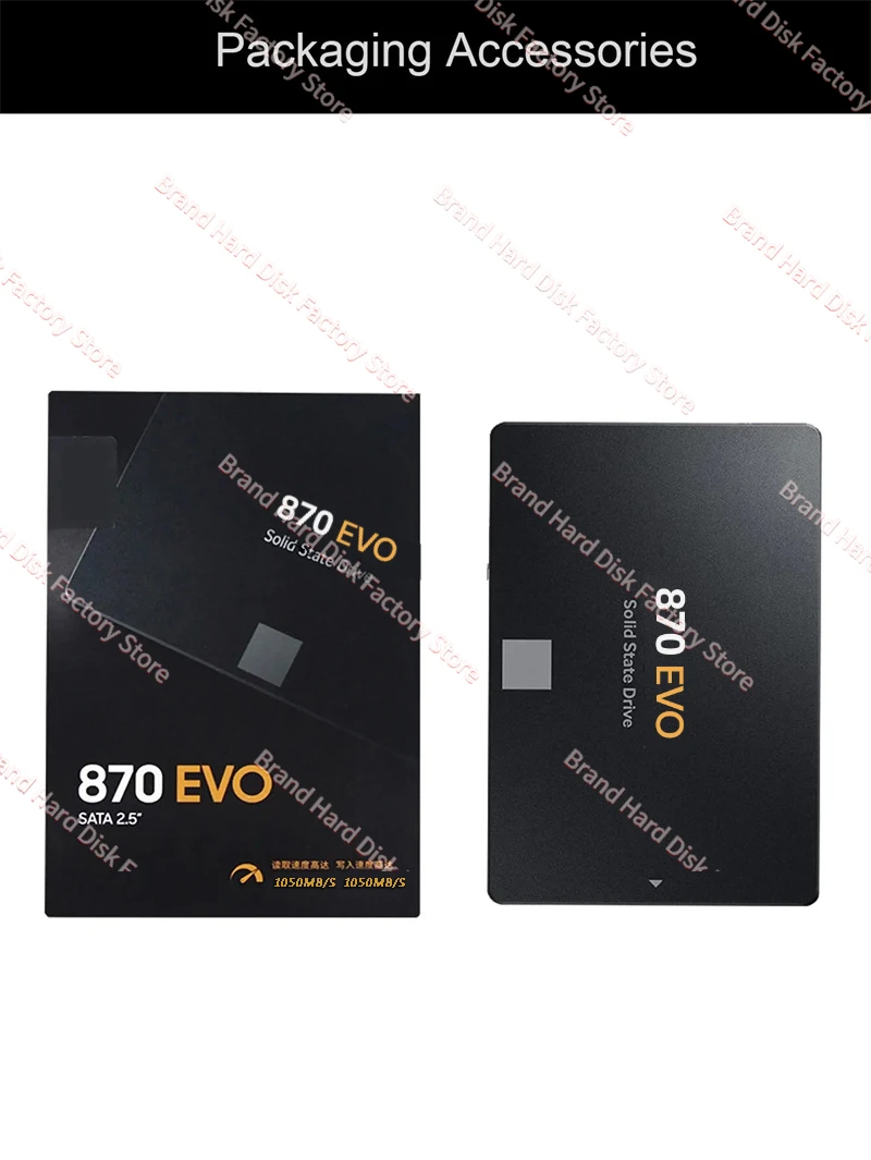 2024 내장 솔리드 스테이트 드라이브 하드 디스크, 노트북 데스크탑 PC PS4 PS5 용 SSD 870 EVO 8TB 4TB 2TB 1TB SATA 3.0 MLC 2.5 인치, 신제품