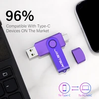 TYPE-C Free Custom Logo  USB Flash Drive Pen Drive 128GB 64GB 32GB 16GB External Storage Frosted Double Application Memory Stick 4