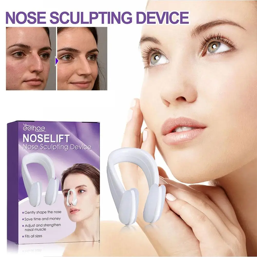 Nose Shaper Device White Silicone Nose Up Lifting Shaping Bridge Straightening Slimmer Device No Painful Beauty Tools nose shaper