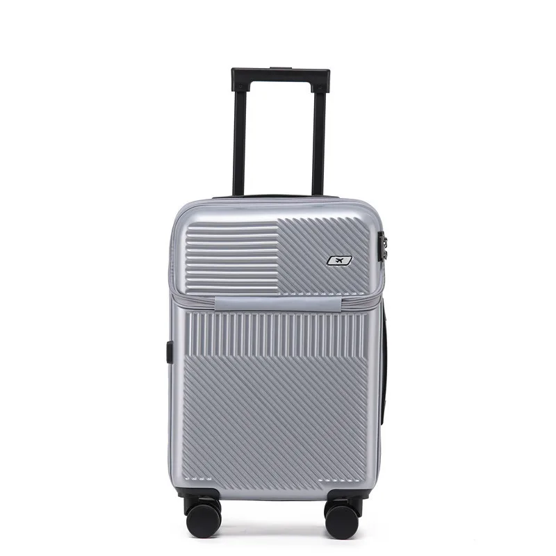 New Front Opening Luggage  Trolley Case  Universal Wheel 20/22/24/26Inch Password Suitcase fashion Luggage Travel Suitcases