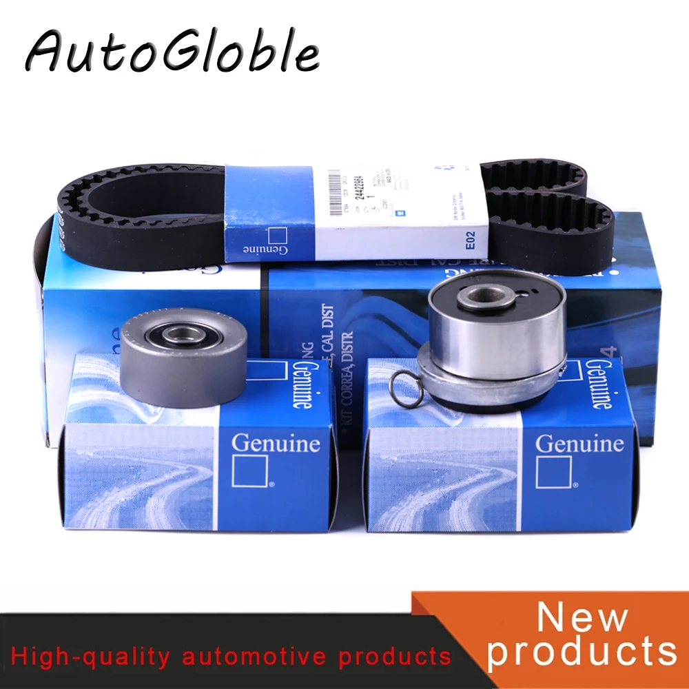 3pcs/set Original Timing belt tensioner Chevrolet AVEO CRUZE ORLANDO OPEL ASTRA ZAFIRA 24422964 55574864 24436052 95516740 Drive Belt Tensioner Timing Belt Kit