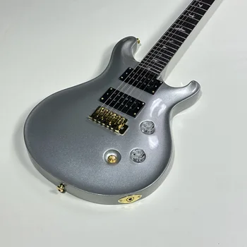 Silver PRS Style Guitar 1