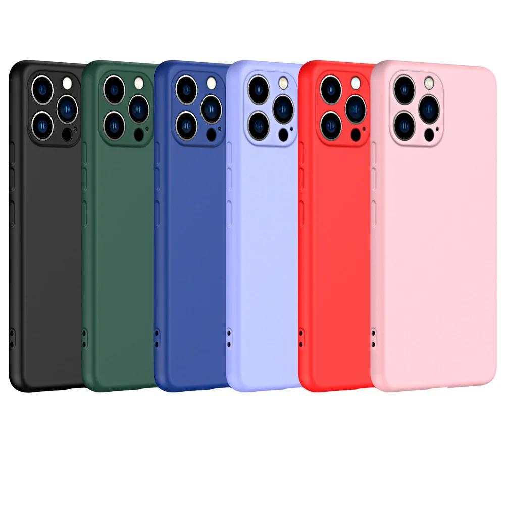 Ultra-Soft Liquid Silicone Phone Case with Camera Protection