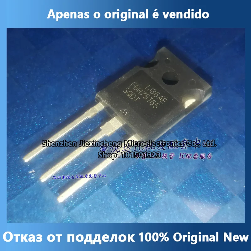 

Оригинальная импортная Новая высокомощная трубка FGH75T65 TO-247 FGH75T65SQDT