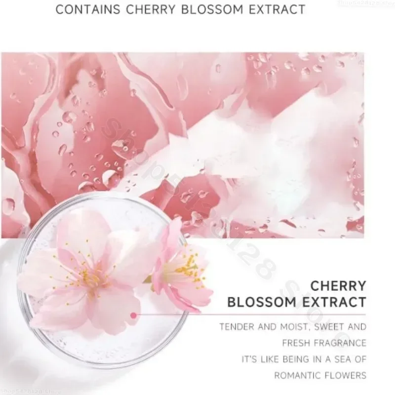 Sakura Whitening Body Wash Lasting Fragrance Remove Dirt and Oil Control Whitening Skin Care Moisturizing Body Wash 500ml