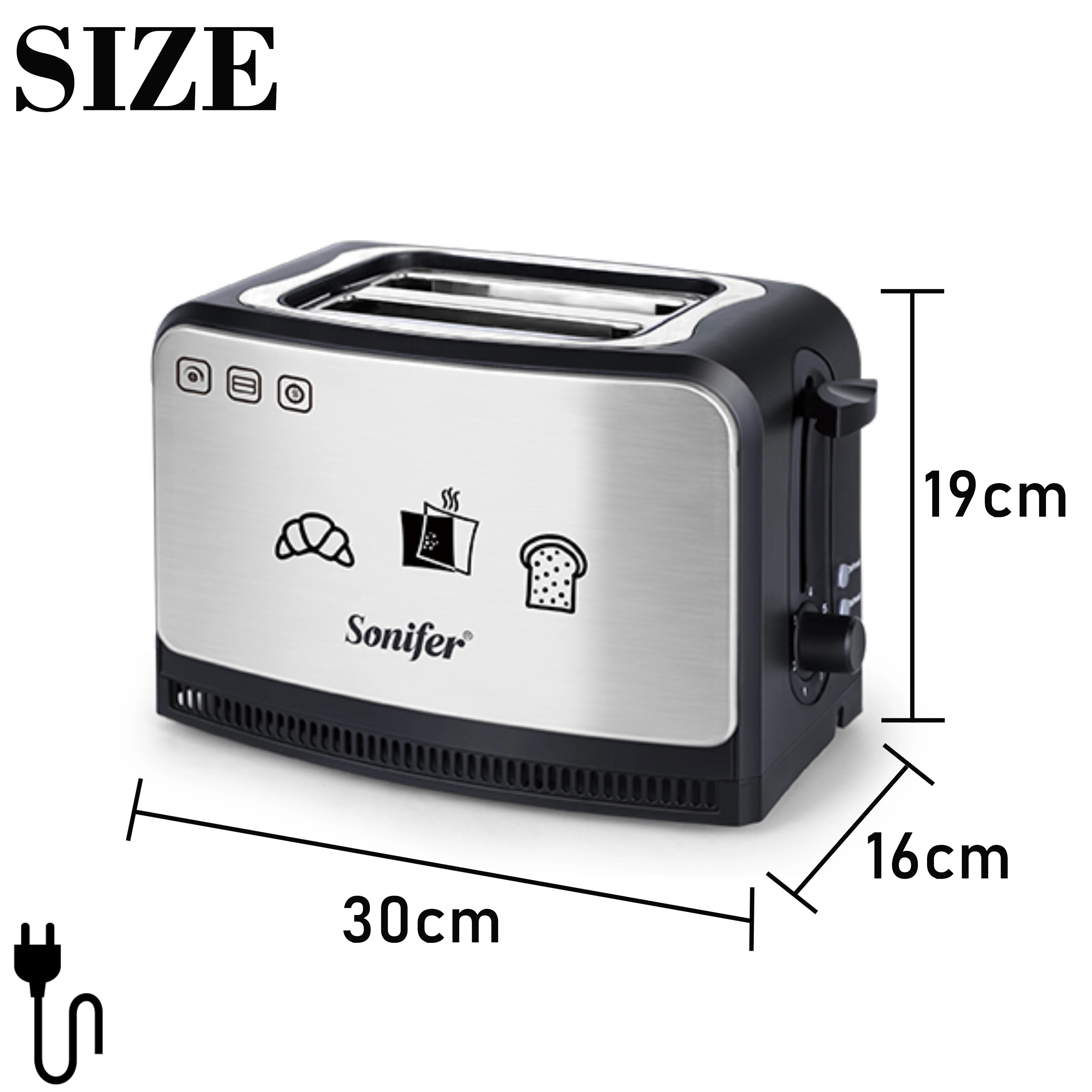 Electric Spitting Driver 700W Bread Machine Cooking Appliances Waffles Maker Cake Breakfast Waffle Pot Baking Pan Sonifer