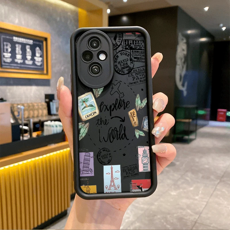 Minimalist Summer World Travel Soft Phone Case