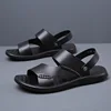 Summer Men's Business Sandals Massage Sole Men's Leather Sandals Outdoor Beach Sandals Factory Direct Sales designer sandals 2