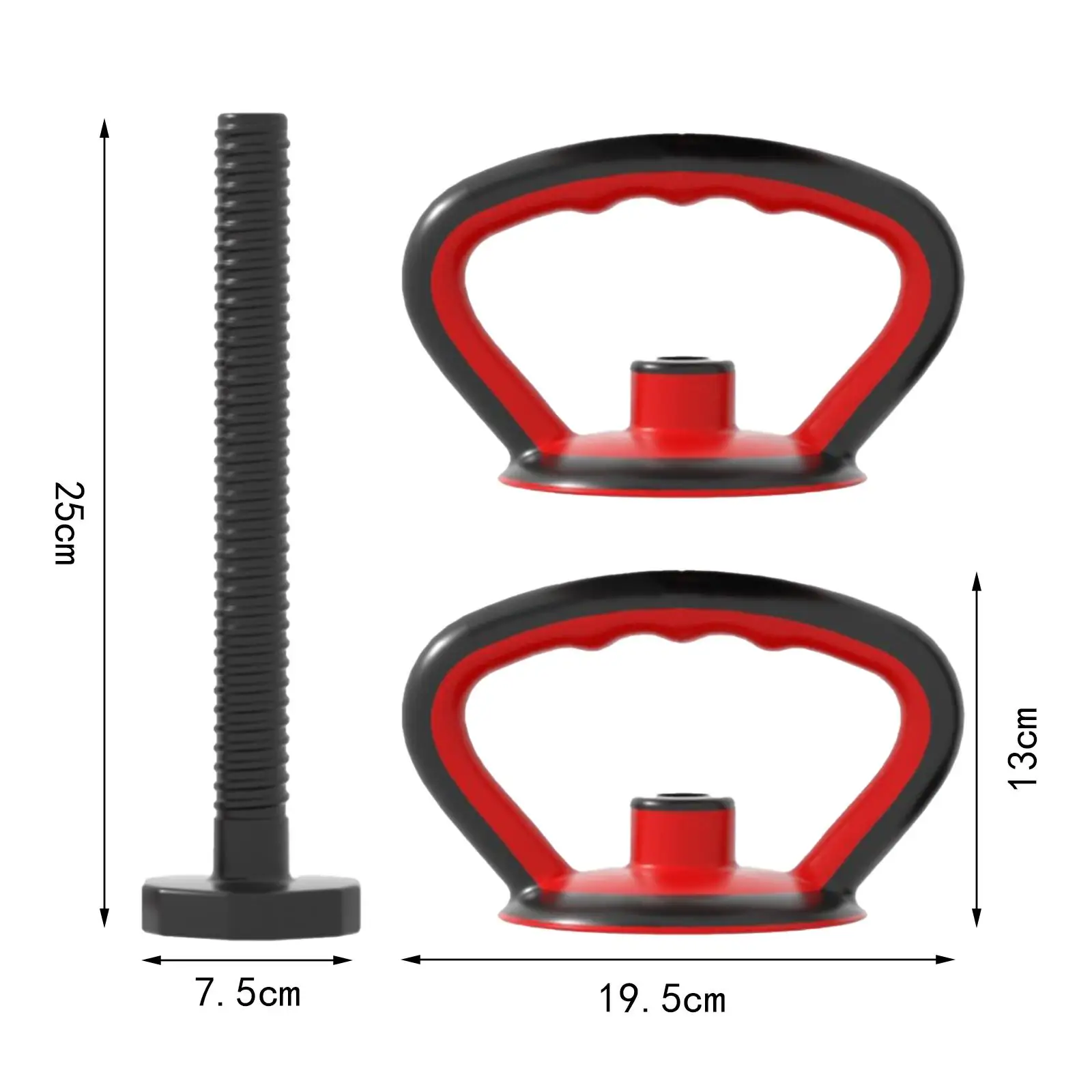 Kettlebell Handle Portable Multifunctional Kettlebell Push up Kettle Bell Grip for Weightlifting Indoor Training Gym Travel