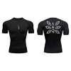 Men's Graphic Print Tops: Including Gym Workout & Running T-Shirts and Athletic Quick-Dry Undershirt Activewear RL615