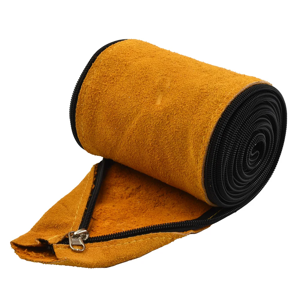 

Cable Cover TIG Welding Torch Protection Spare Parts Accessories Cowhide Diameter 29mm Leather 12ft L 4in Wide