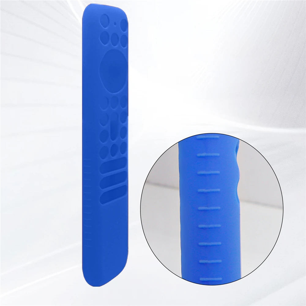 Silicone Remote Control Cover Case with Lanyard Anti Slip Television Remote Cover All Inclusive for TCL RC902V FMR1 Voice silicone remote case,silicone remote cover,silicone remote sleeve,remote controller cover,silicone case protector