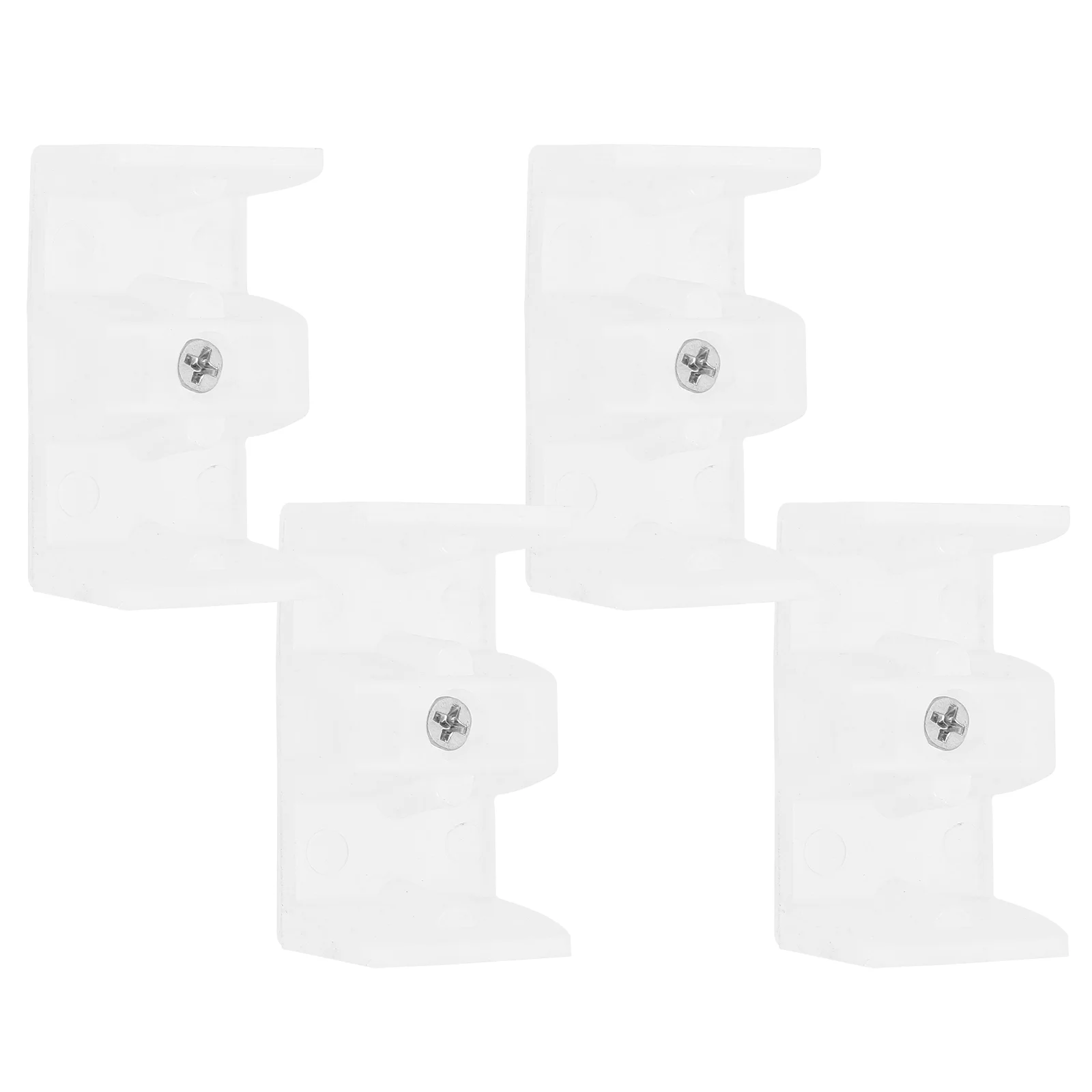 

4 Pcs Silicone Anti-collision Block Door Guide Track Shower Bottom Accessories Mount Guides for Shower Doors Silica Gel