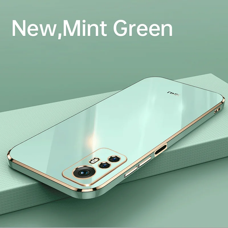 

6D Gold Plated Electroplated Cover For Redmi Note 12 Pro 4G Turbo A1 Plus 13C K60 K60E Xiaomi 12s Ultra Mi 13T 13 14 Pro 5G Case
