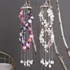 Colorful Shell Exquisite Japanese Style Double Dragon White Color Wind Chimes Fashion Ornament 2