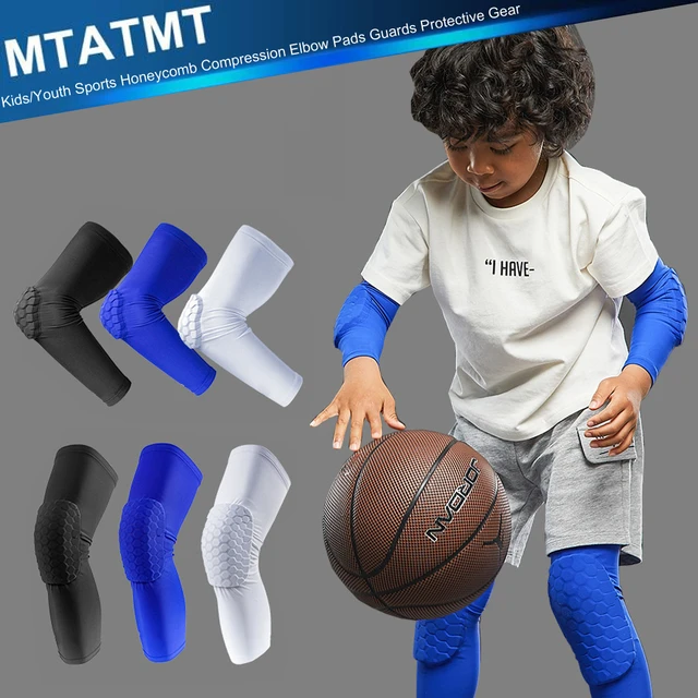 MTATstuff-Coudières de sport pour enfants et jeunes, manches de