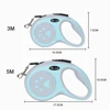 5M Nylon Dog Leash For Small Medium Dogs Automatic Retractable Pet Roulette Cute Paw Print French Bulldog Yorkshire Accessories 6