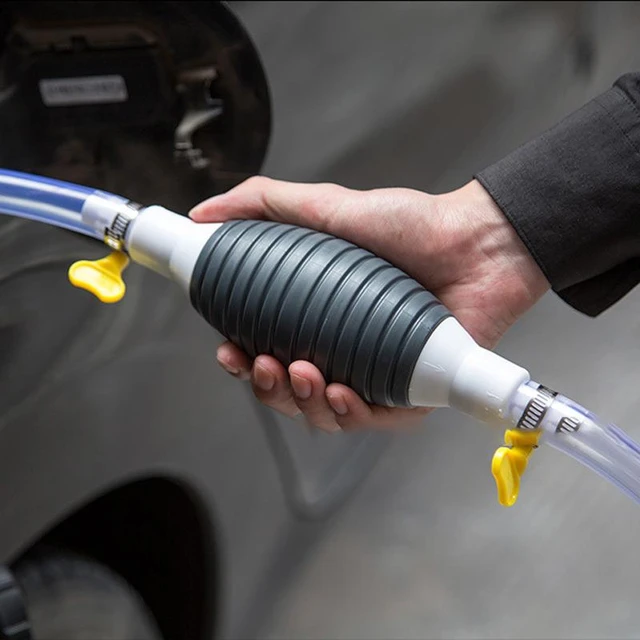 Pompe à carburant manuelle pour voiture, siphon économiseur de