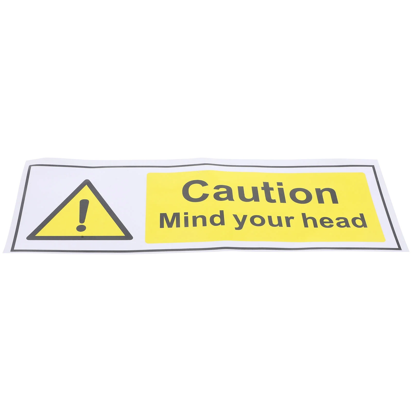 

Guochuan Safety English Logo Sticker Self-adhesive Mind Your Head Sign Stickers