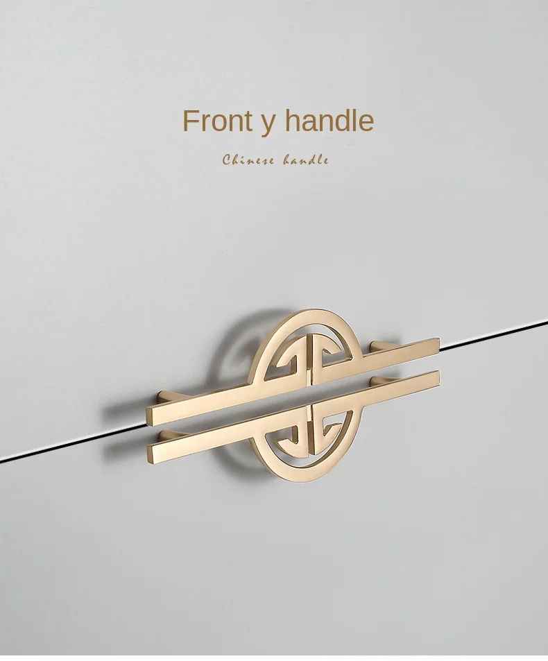 Poignée De Porte De Meuble Rétro En Laiton, 4 Pièces, Style Chinois, Tiroir De Meuble Vintage, Fenêtres En Laiton, Boîte à Bijoux, Porte De Garde-robe, Armoire à Vin, Petite Poignée (forme De