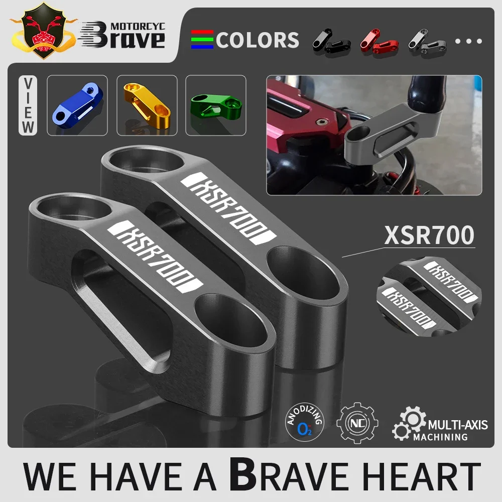 Per Yamaha Xsr700 Xsr900 Xsr 700 Xsr 900 Xsr 700 900 Accessori Per Moto Mirror Riser Extender Distanziatori Adattatore Di Estensione