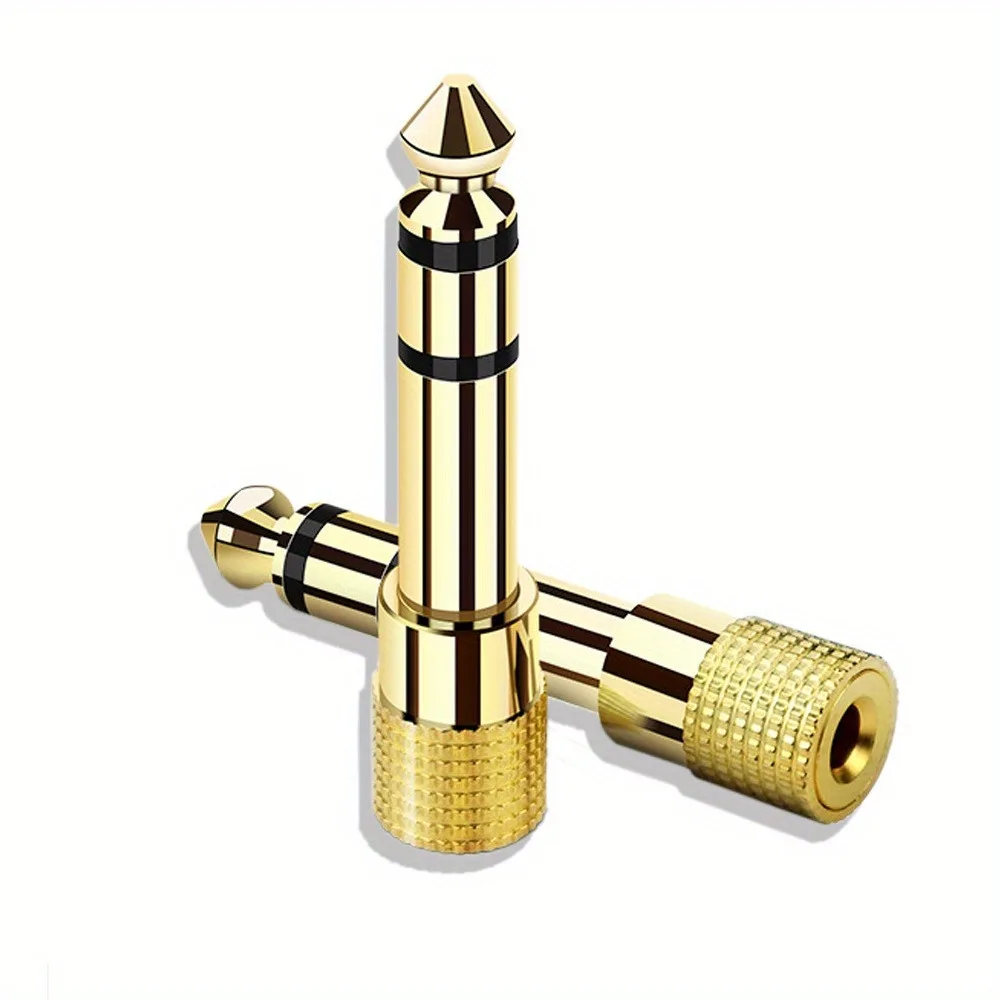 Audio Adapter 1 Piece 3.5mm to 6.5mm Jack for Stereo AUX Conversion