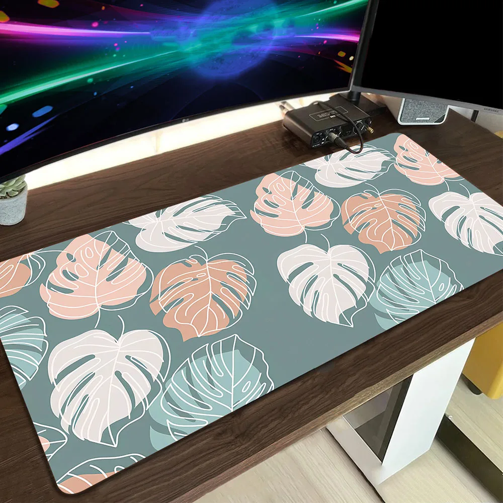 

Flower Pattern Mousepad Large Teclado Mecânico Gamer Mouse Mat XXXL Desk Mat Gaming Accessories Carpet Keyboard Pads 1000x500mm