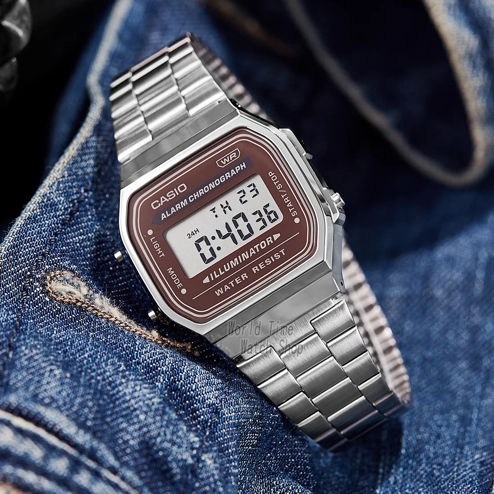 Orologio Casio da Uomo, Quadrante Piccolo Quadrato, Stile Trendy, Cinturino in Acciaio Inossidabile, Impermeabile, Novità 2025, Reloj Hombre - Image 3