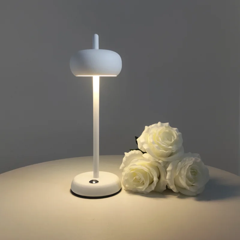 Lampe de table en verre tactile nordique à intensité variable, lampe de chevet  LED, chambre à coucher, décoration d'étude, USB, forme de pièce plus lente,  veilleuse - AliExpress