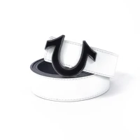 Ceinture de luxe légère pour hommes, nouveau style, 3.8cm, jeans tendance, pantalons décontractés, ceinture polyvalente, 7 couleurs 4