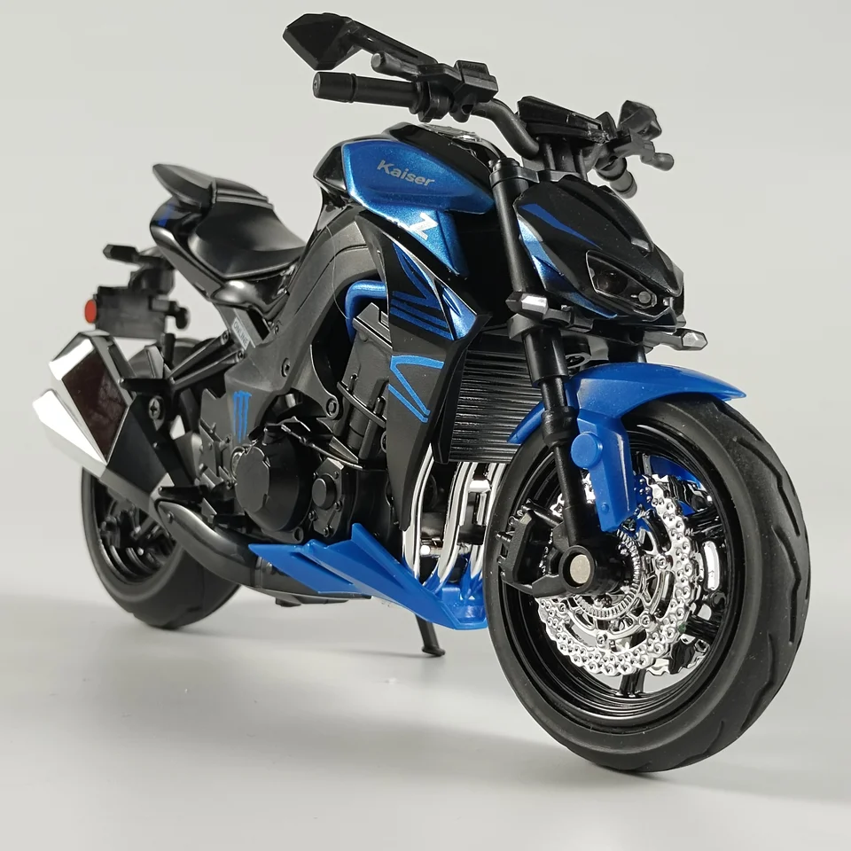 1:12 Kawasaki Z1000 Toy Motorcycle Miniature Diecast Metal Model