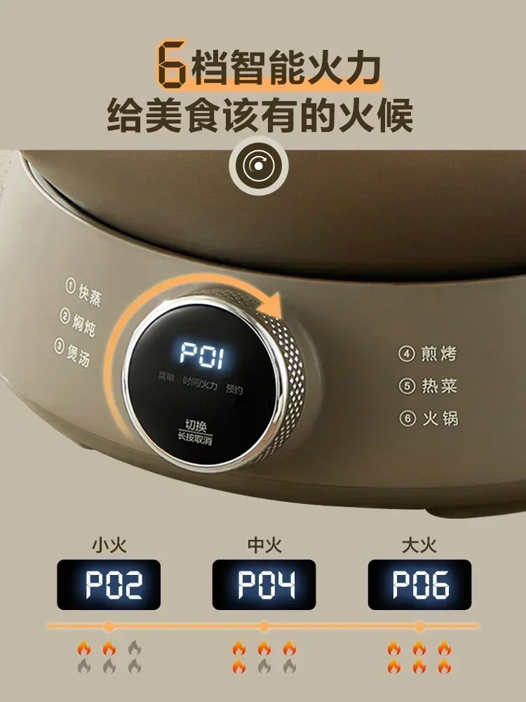 Supor Electric Steamer Household Multifunctional Three-layer Large Capacity Integrated Steamer Small Electric