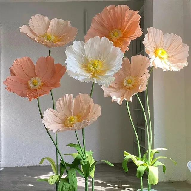 185cm Large Artificial Flowers Wedding Road Lead Flowers Window Garden Decoration Accessories Home Decor Mariage Party Supplies 2